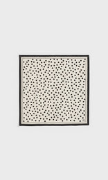 Polka dots Scarf Ivory