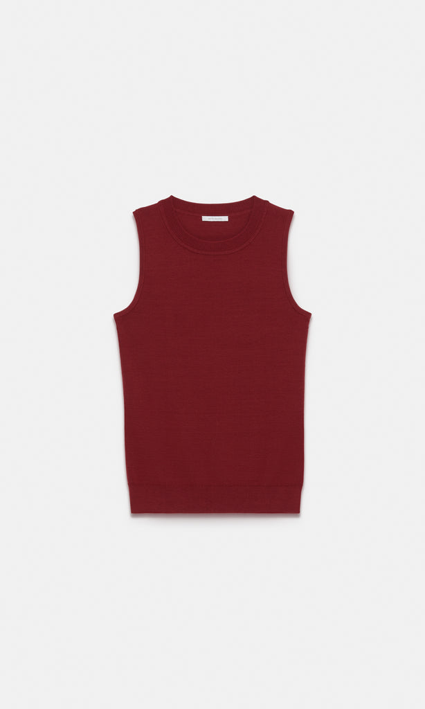 Harpe Sleeveless Knit Tayberry