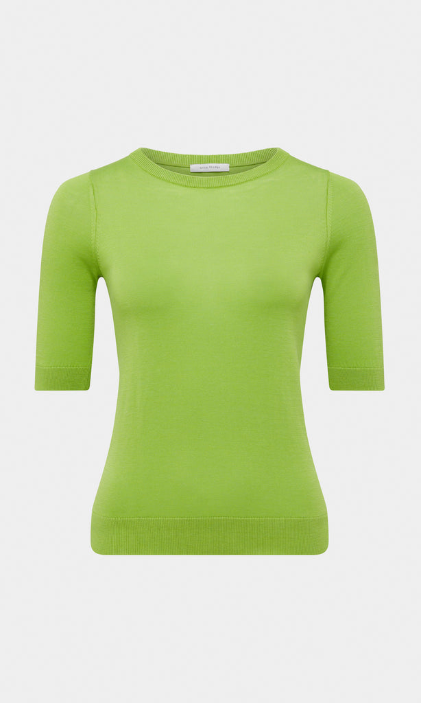 Hosie Short Sleeve Pullover Apple Green