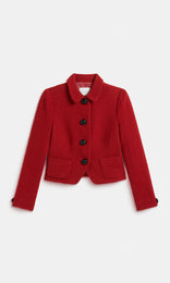 Camellia Jacket Crimson