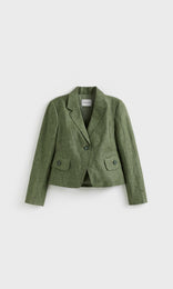 Liguria Single Button Jacket Green