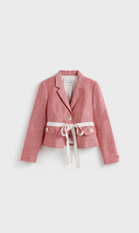 San Remo Jacket with tie Poppy