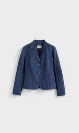 Montpelier Cropped Jacket Indigo