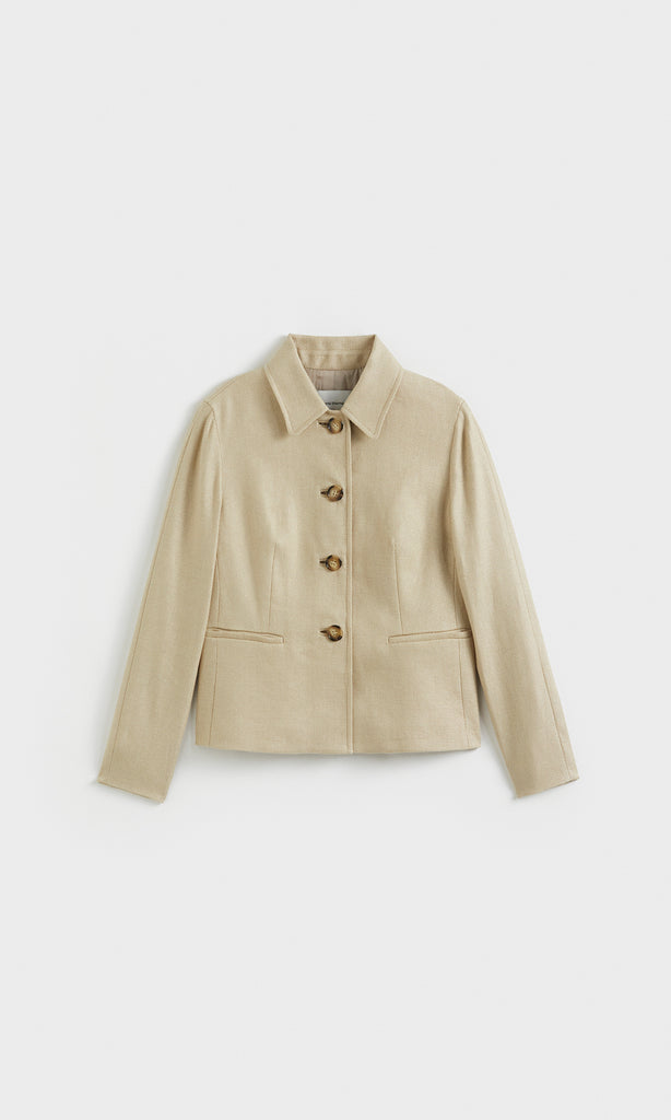 Cernobbio Relaxed Jacket Neutral