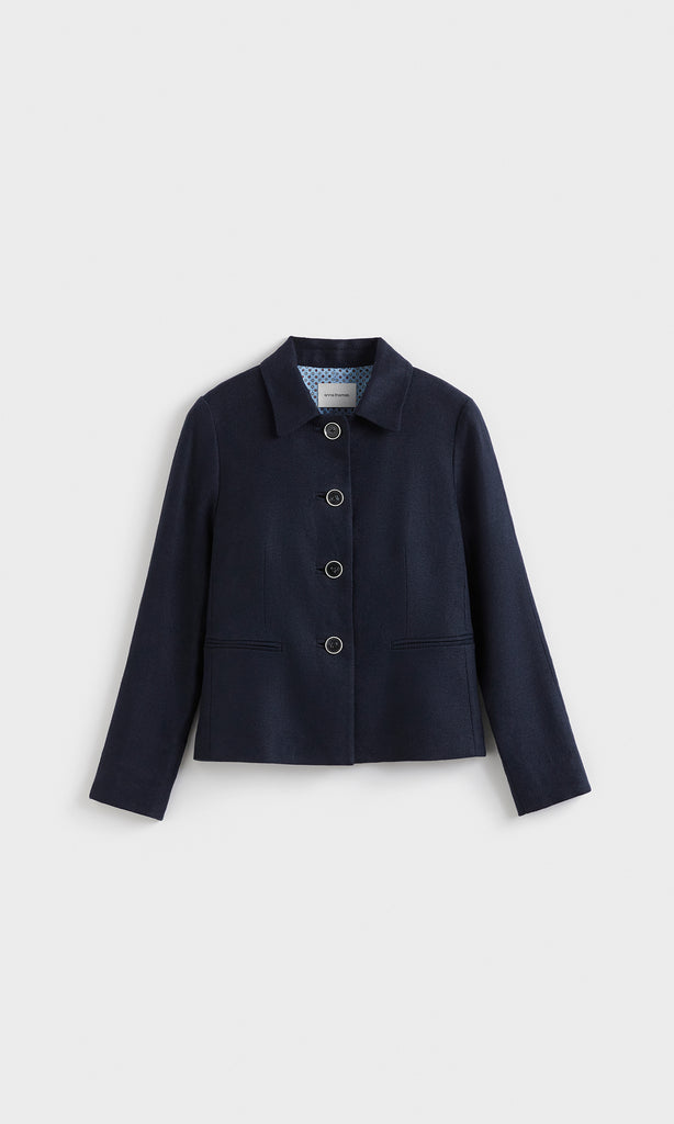 Cernobbio Relaxed Jacket Navy