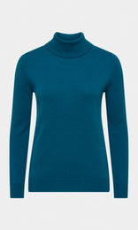 Mott Cashmere Turtleneck Atlantic