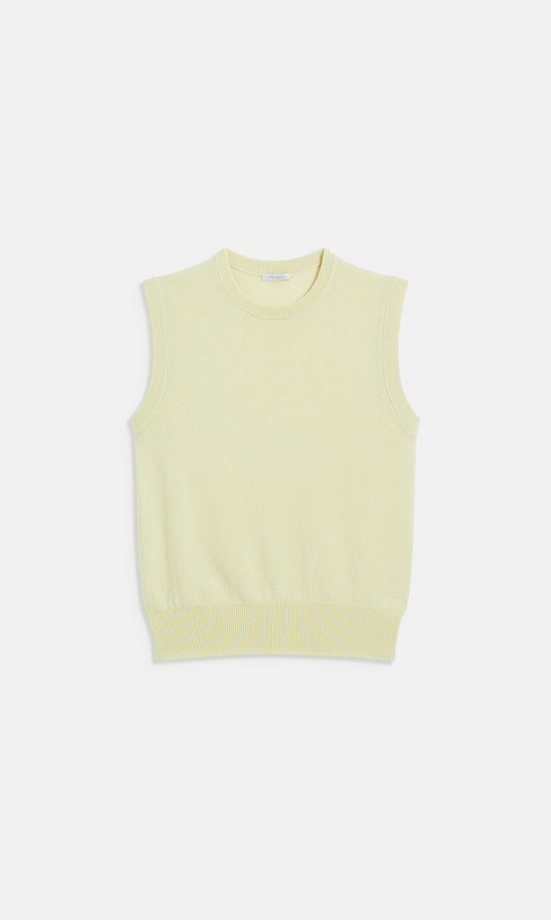 Stirling Cashmere Slvless  Lemonade