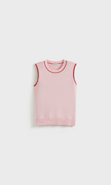 Vera Sleeveless Light Pink/Poppy