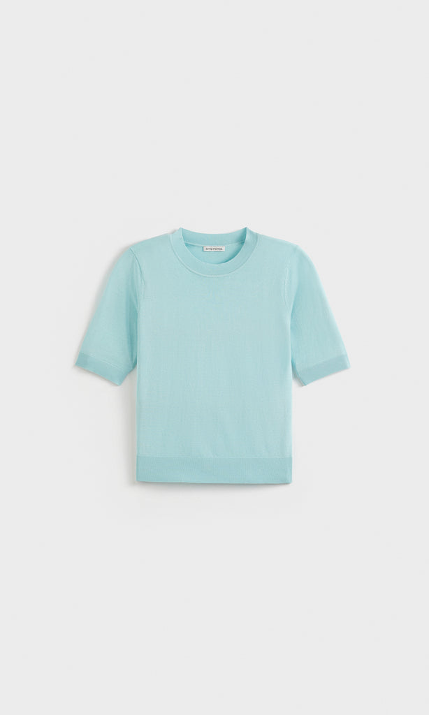 Vera S/S Crew Lt Blue