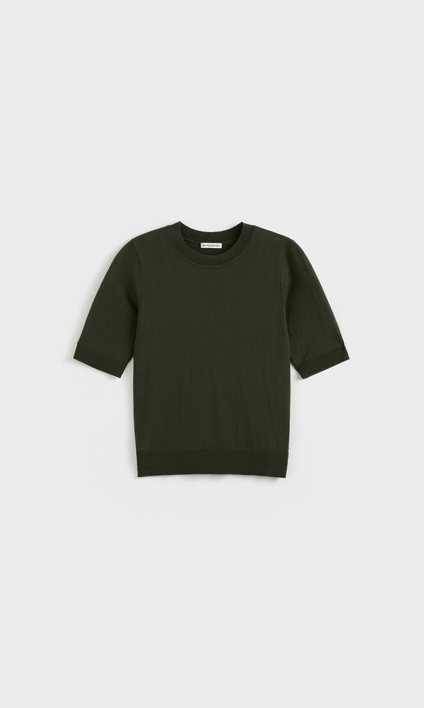 Vera S/S Crew Olive