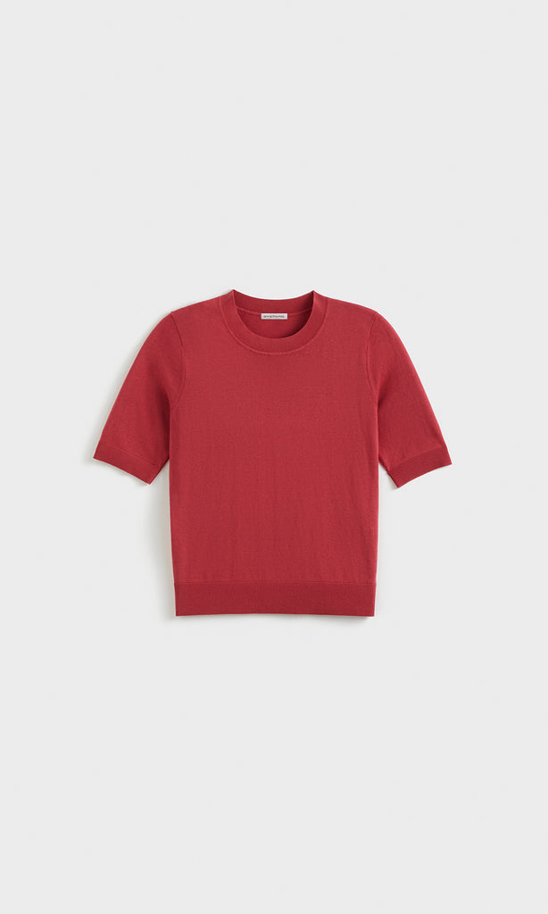 Vera S/S Crew Poppy