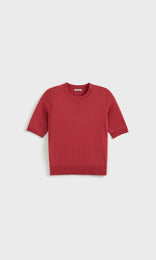 Vera S/S Crew Poppy