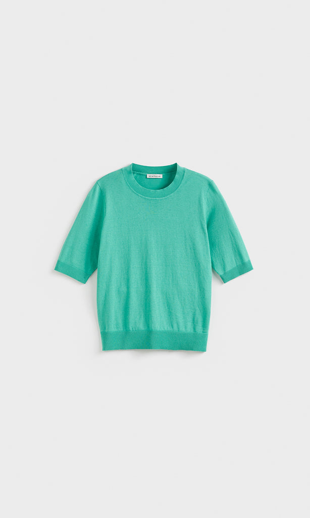 Vera S/S Crew Teal