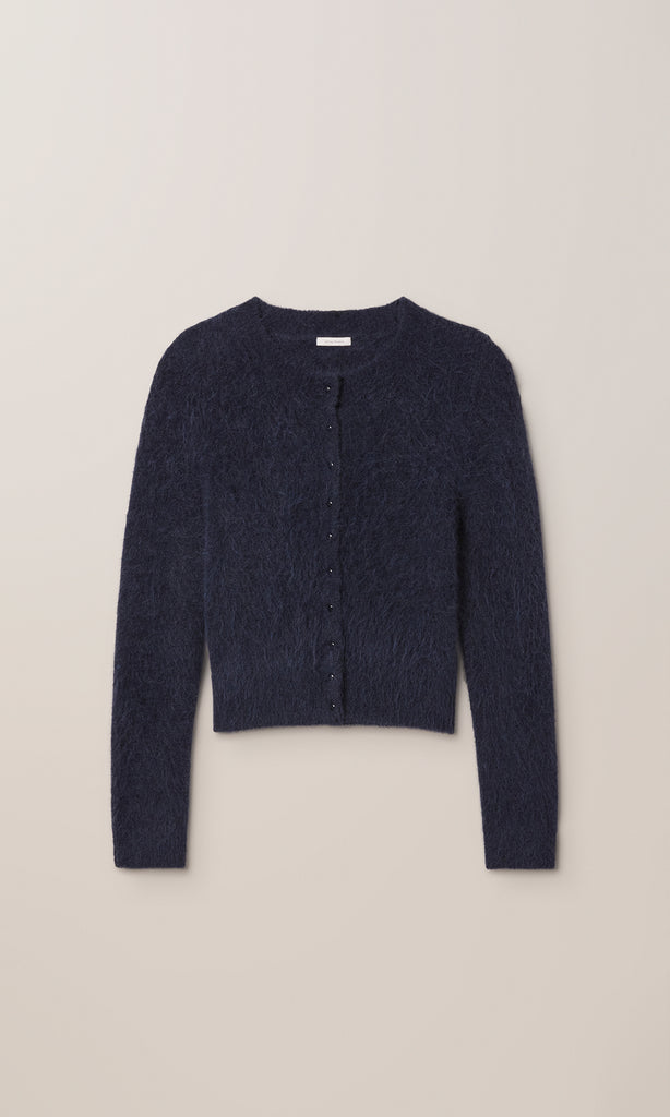 Isla Alpaca Cardigan Navy