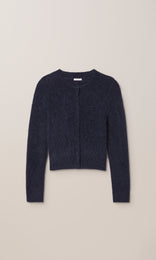 Isla Alpaca Cardigan Navy
