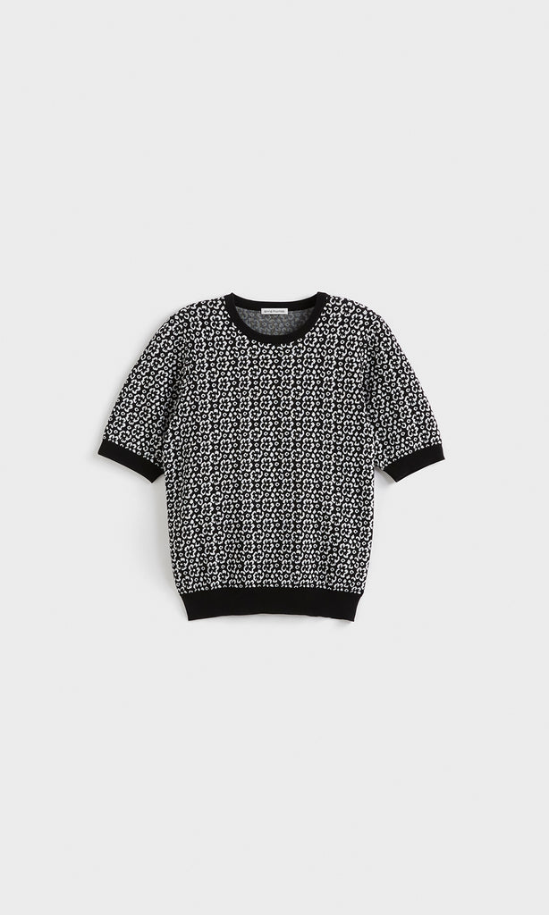 Olbia SS Crew Blk/Ivory