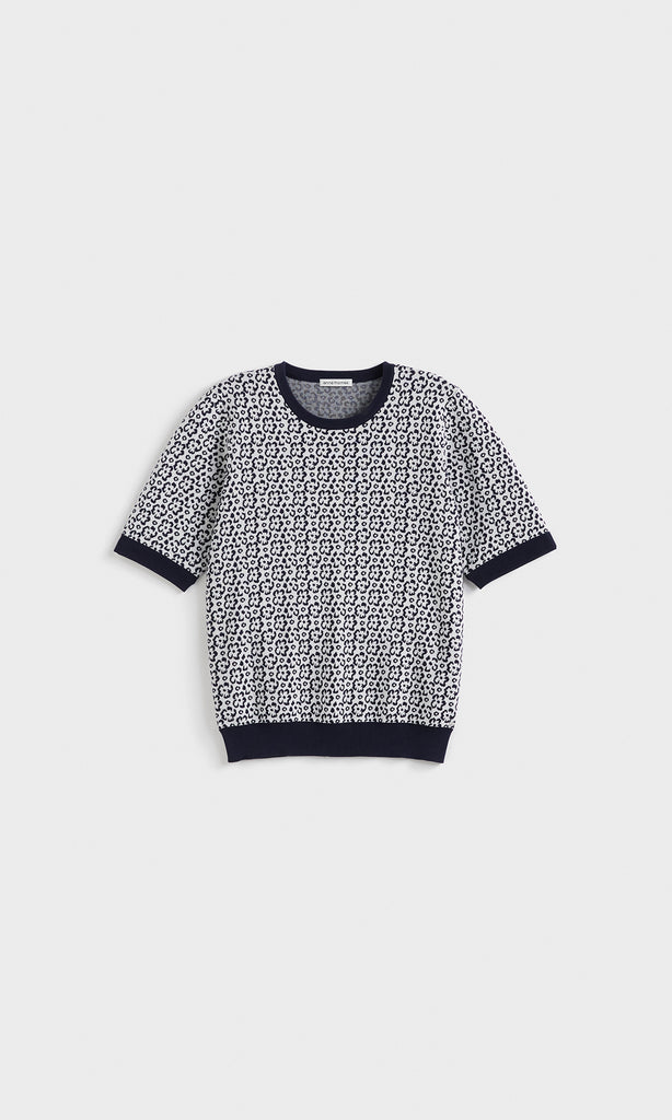 Olbia SS Crew Ivory/Navy