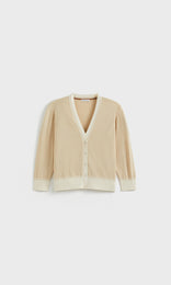 Florent Cardigan Flax /Ivory