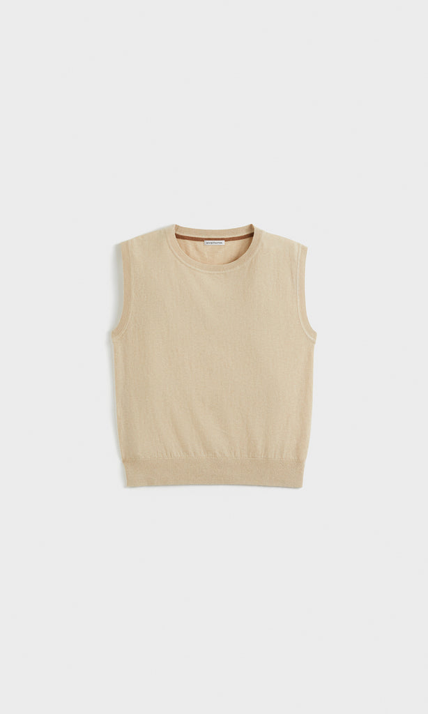 Florent Knit Vest Flax