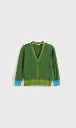 Florent Cardigan Green/Grass/Lagoon