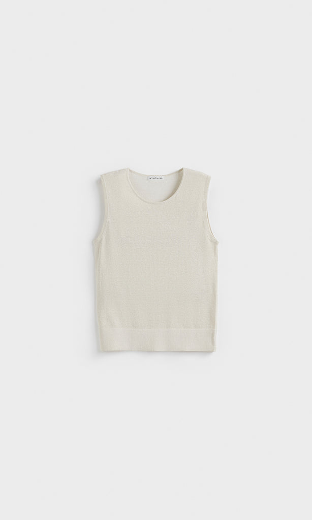 Hadley Sleeveless Ivory