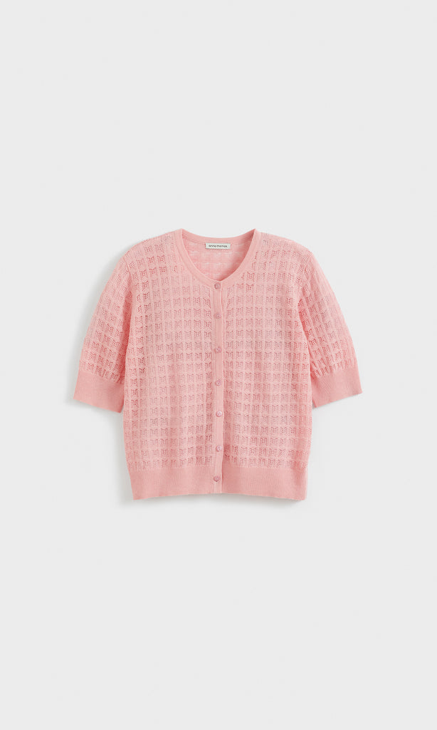 Riccone SS Cardi Pink