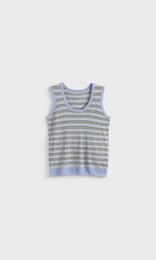 Linea Tank Blue/Navy/Ivory/Lime