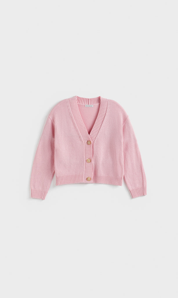 Spiga Knit Cardigan Pink