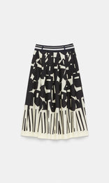 Milano Skirt Navy/Ivory