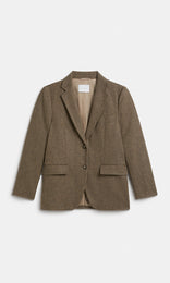 Manon Blazer Charcoal/Camel