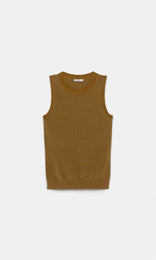 Messina Sleeveless Knit Bronze