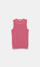 Messina Sleeveless Knit Rose