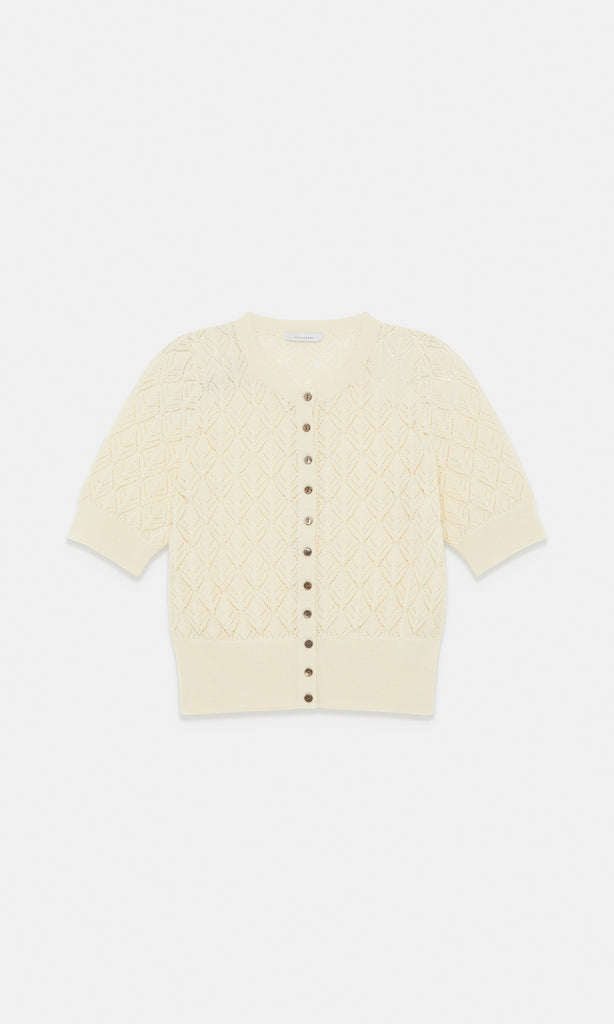 Novara S/S Cardigan Ivory