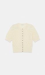 Novara S/S Cardigan Ivory