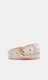 Barbera Suede Belt 30mm Lotus/Frost