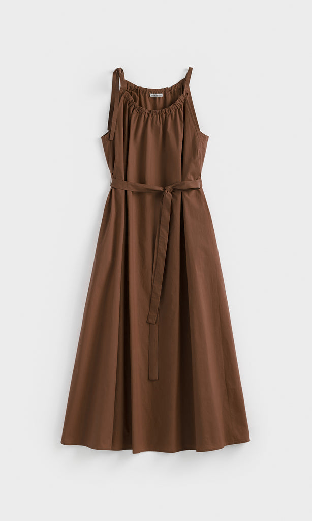 Puglia Dress Chocolate