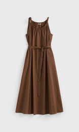 Puglia Dress Chocolate
