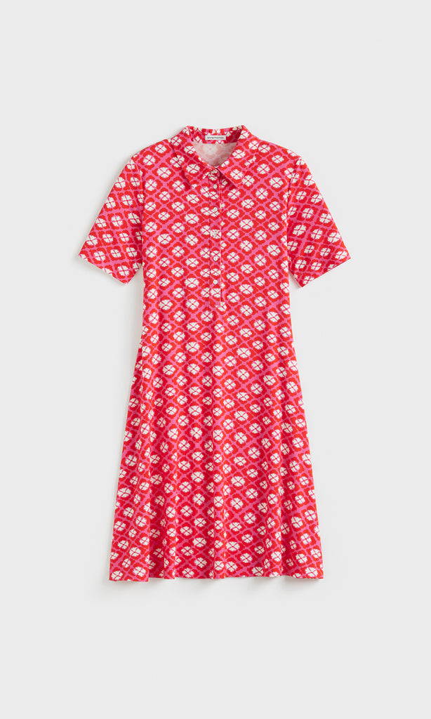 Geofiore Dress Fuchsia