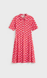 Geofiore Dress Fuchsia