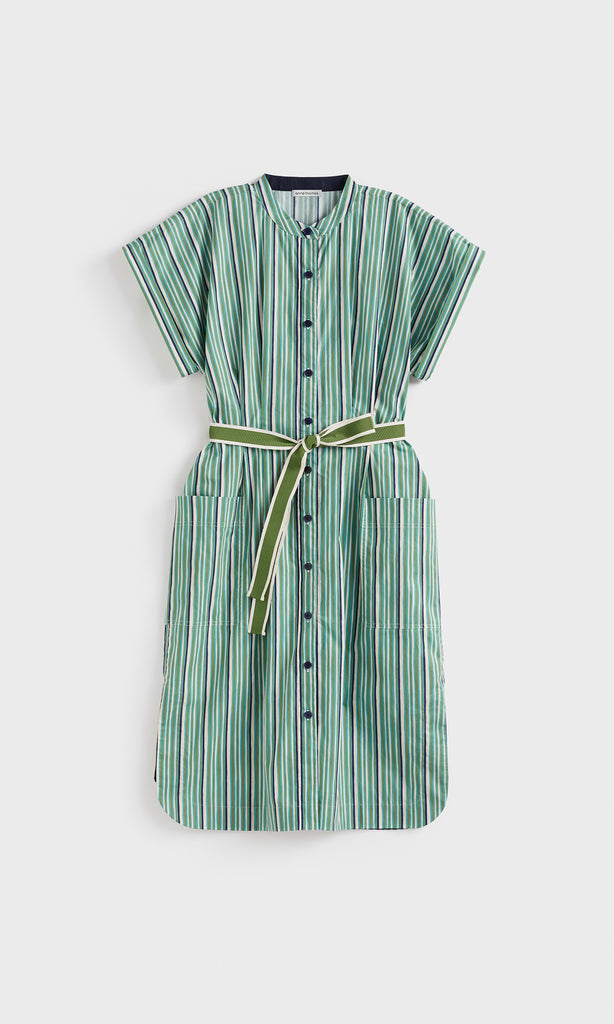 Rigata Dress Azure
