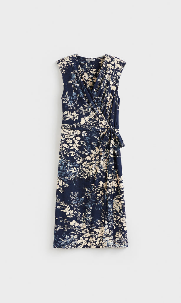 Alice Wrap Dress Navy