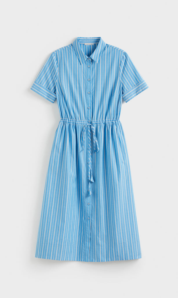 Prescott SS Shirt Dress Lagoon