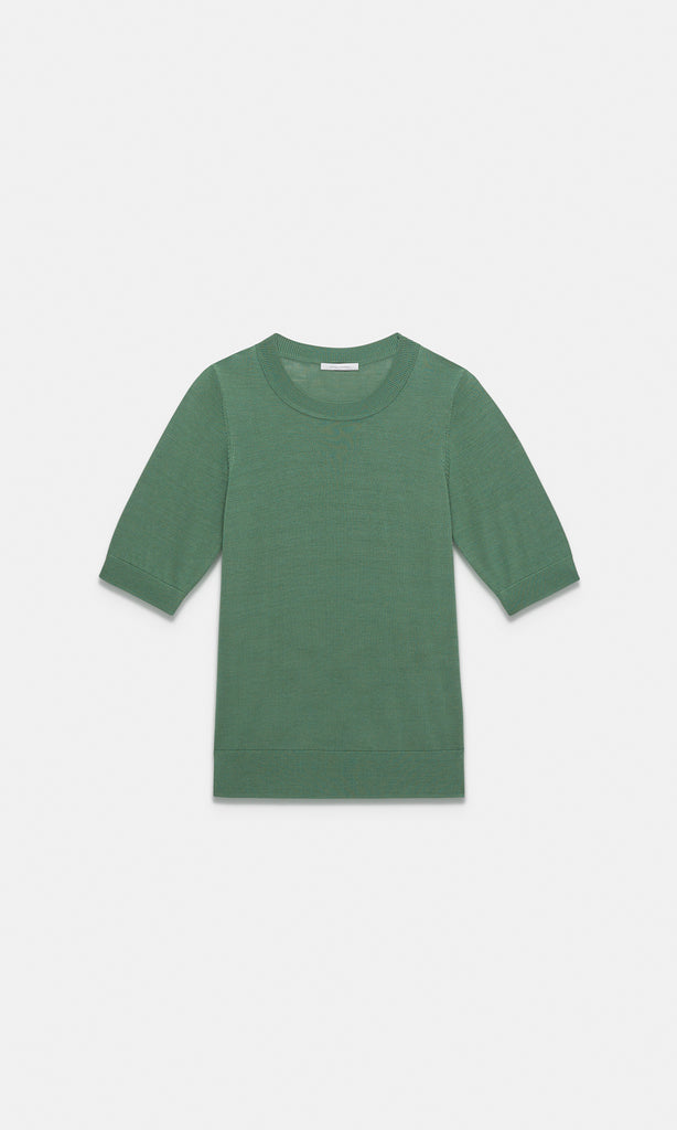 Rapallo S/Sleeve Crew Moss