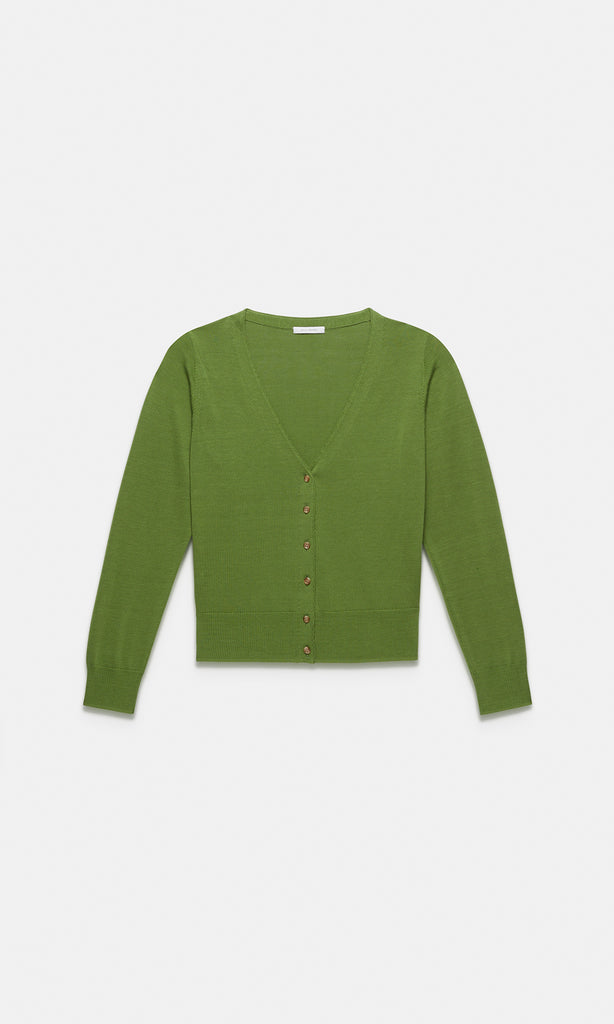 Rapallo Cardigan Green