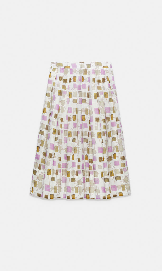 Riviera Bow Front Shirt Ecru/Rose