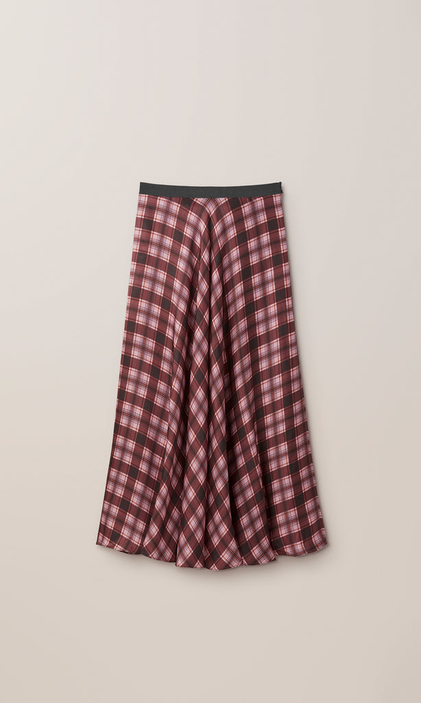 Quadrata Bias Skirt Cherry