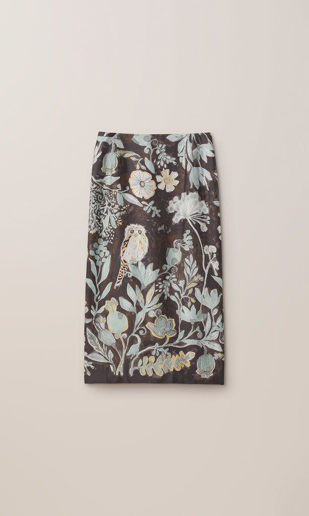 Gufo Fiore Skirt Dark Brown