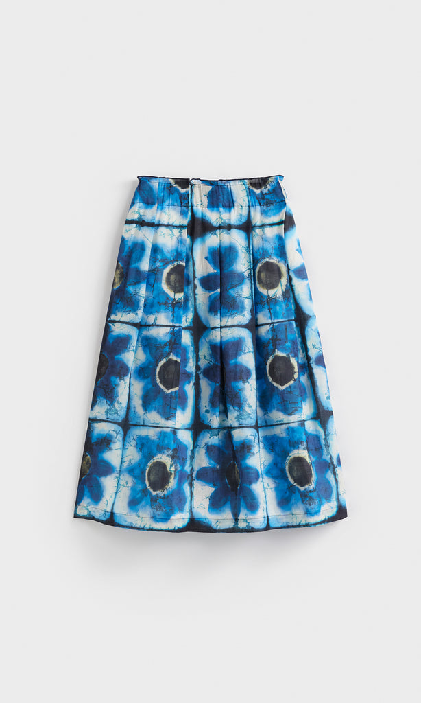 Mosaic Skirt Indigo