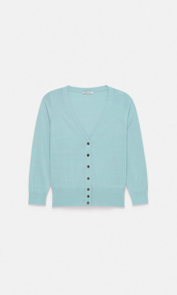 Selene V-Neck Cardigan Fresh Mint