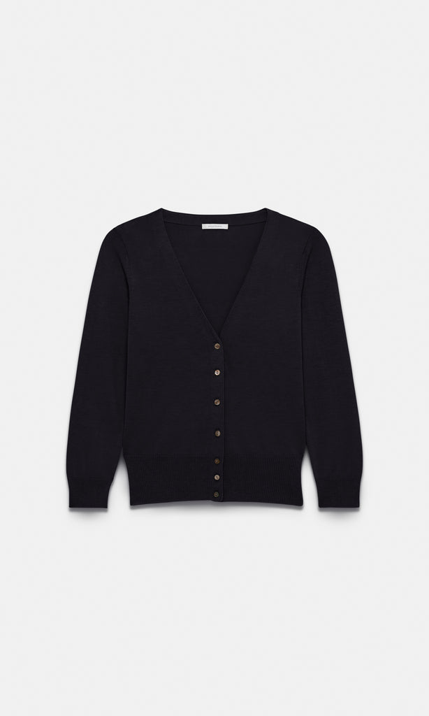 Selene V-Neck Cardigan Navy